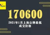 上漲26%，2021年一月上海公司牌照競(jìng)拍結(jié)束